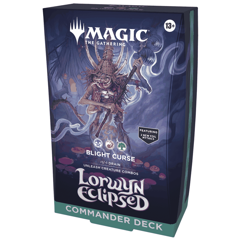 Magic: The Gathering - Lorwyn Eclipsed - Commander Deck - Blight Curse - Left