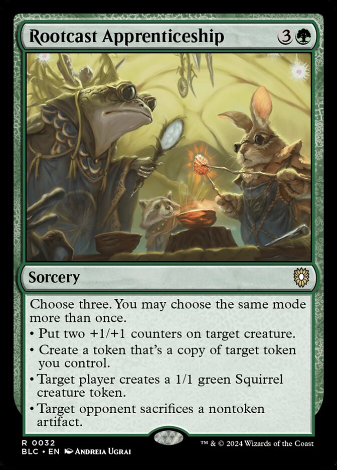 Rootcast Apprenticeship – Bloomburrow Commander [BLC] – English – #32