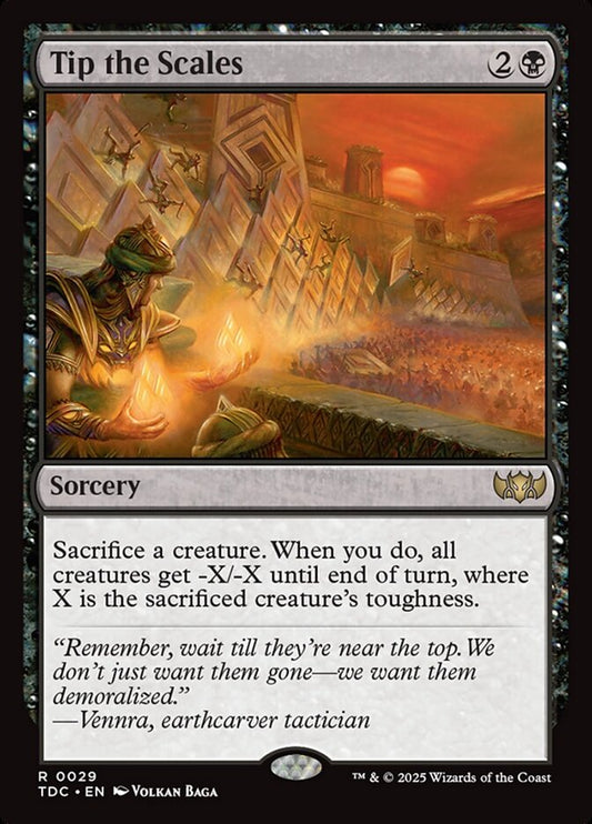 Tip the Scales – Tarkir: Dragonstorm Commander [TDC] – English – #29