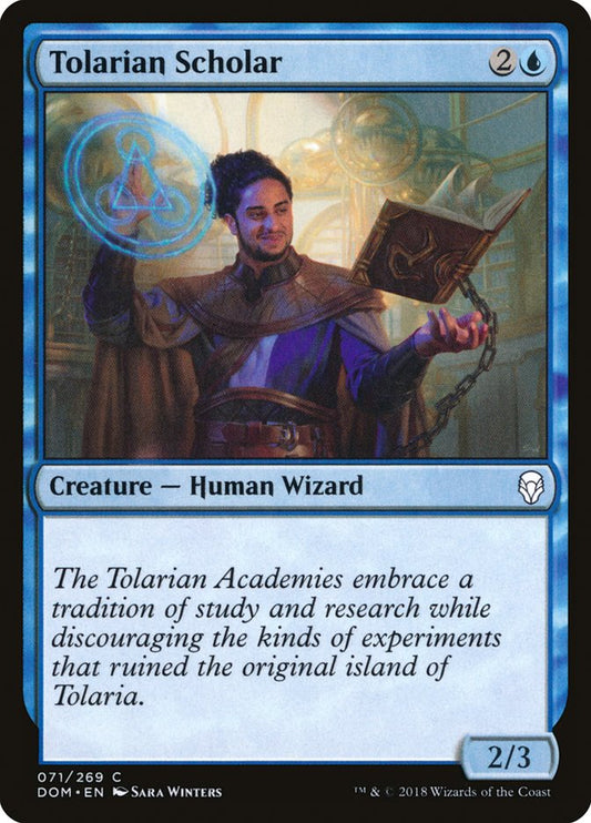 Tolarian Scholar – Dominaria [DOM] – D – #71