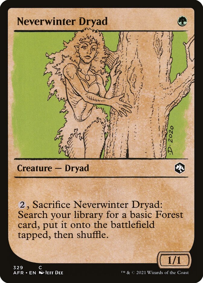 Neverwinter Dryad – Adventures in the Forgotten Realms [AFR] – D – #329