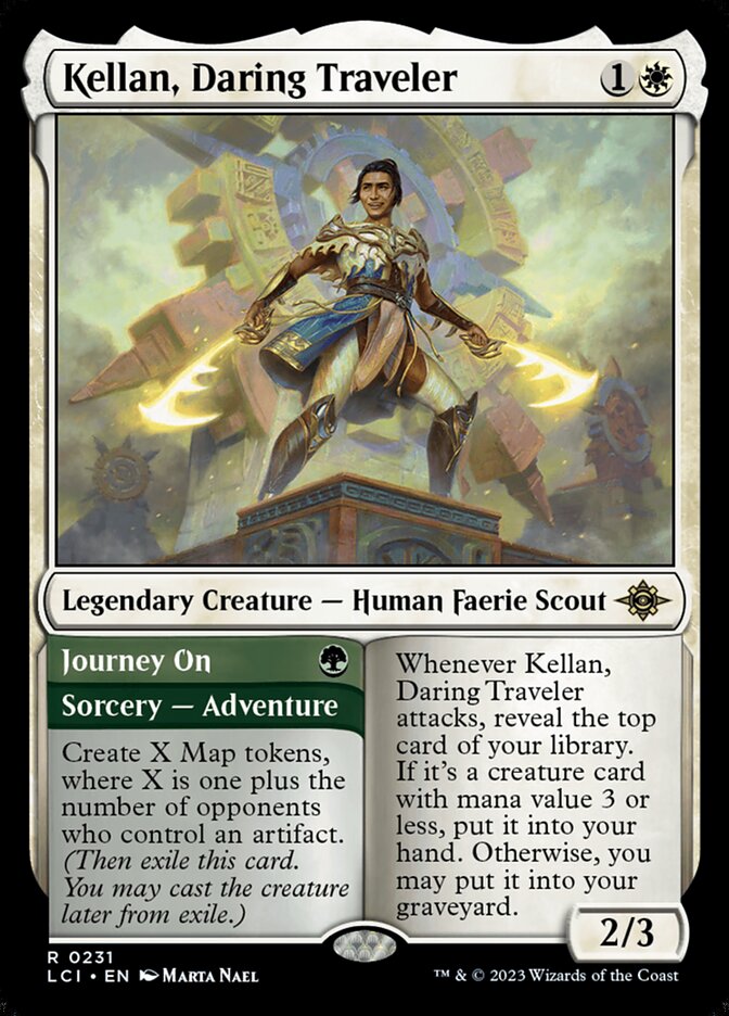 Kellan, Daring Traveler // Journey On – The Lost Caverns of Ixalan [LCI] – English – #231