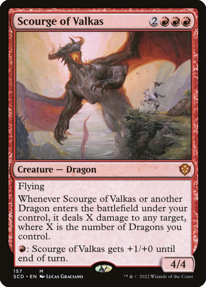 Scourge of Valkas – Starter Commander Decks [SCD] – English – #157