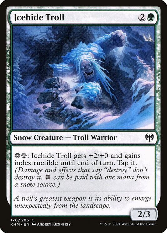 Icehide Troll – Kaldheim [KHM] – English – #176