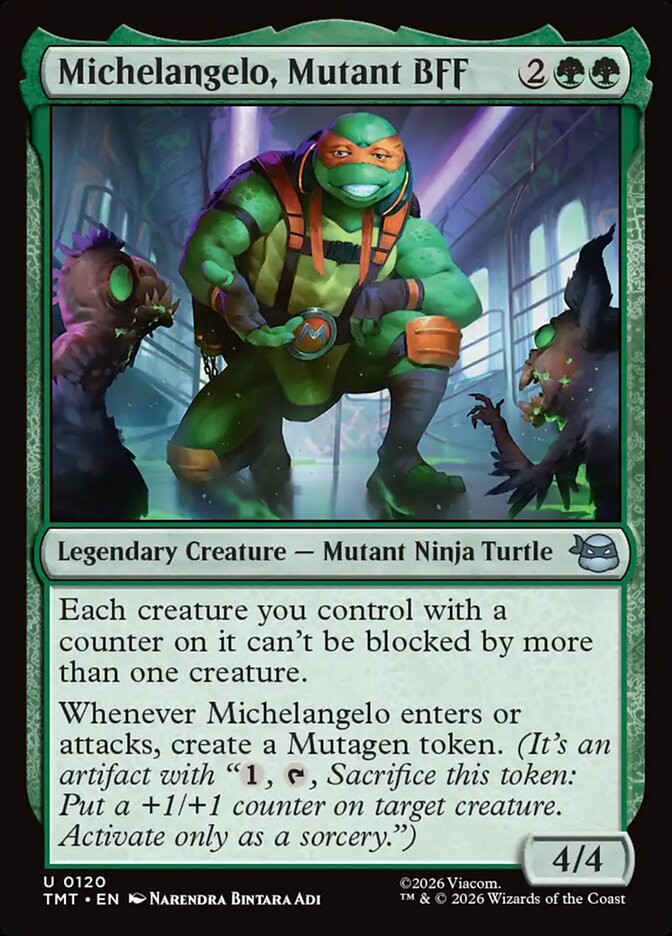 Michelangelo, Mutant BFF – Teenage Mutant Ninja Turtles [TMT] – English – #120