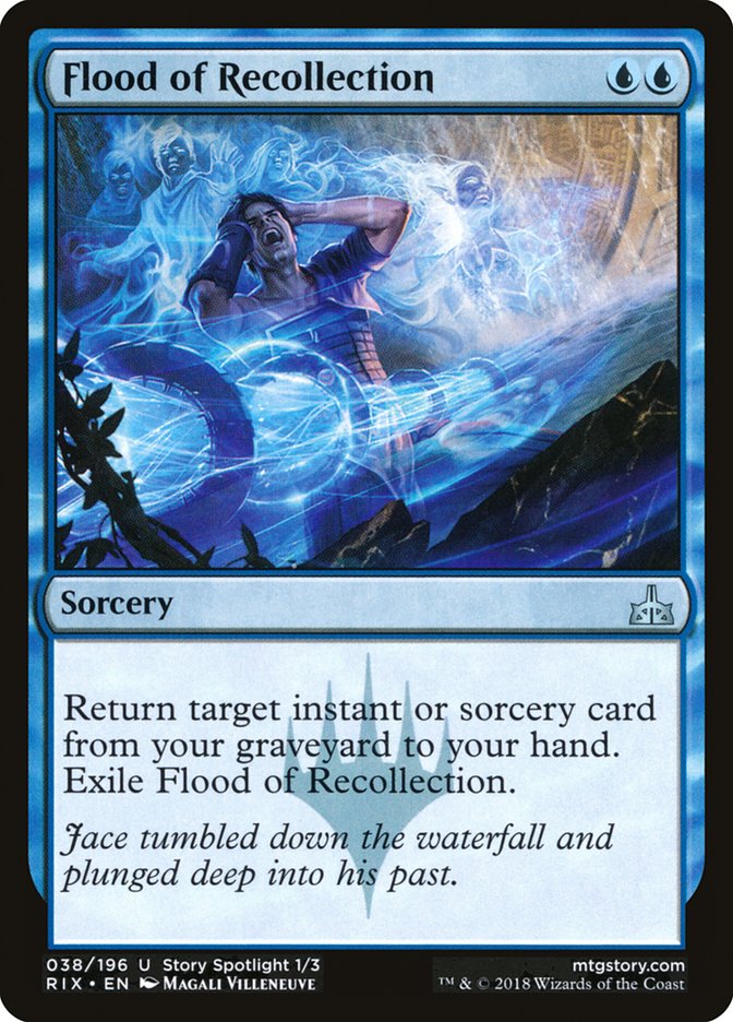 Flood of Recollection – Rivals of Ixalan [RIX] – English – #38