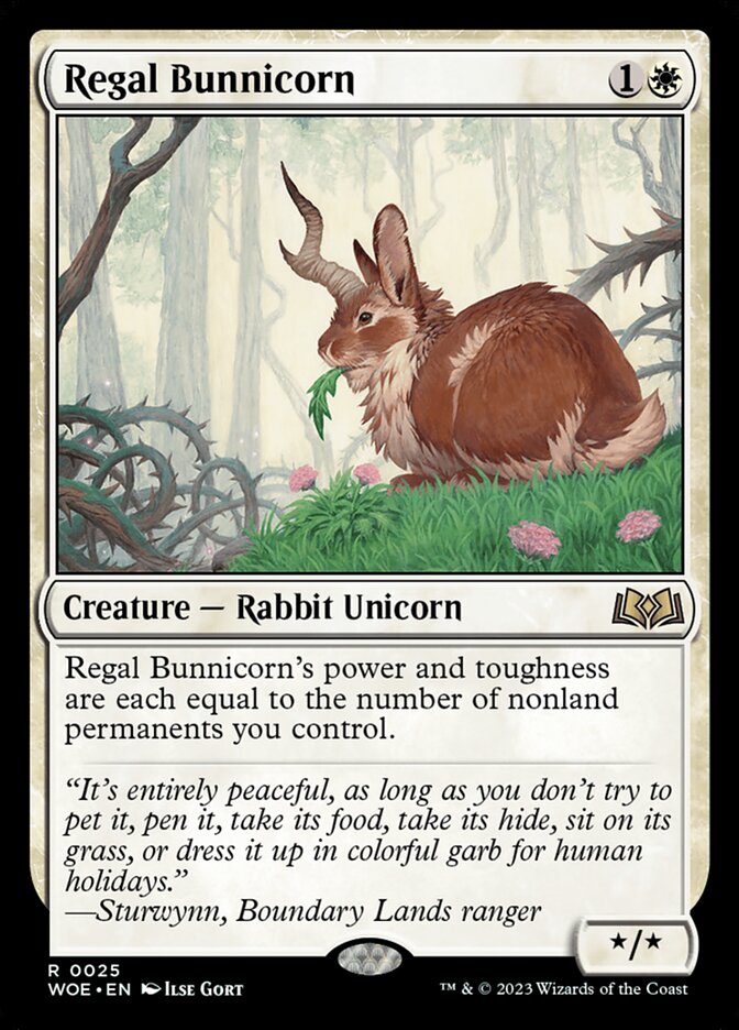 Regal Bunnicorn – Wilds of Eldraine [WOE] – English – #25