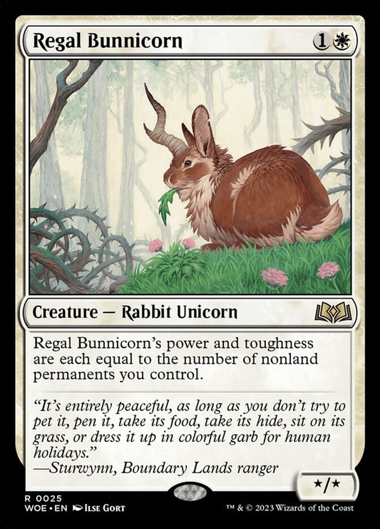 Regal Bunnicorn – Wilds of Eldraine [WOE] – English – #25