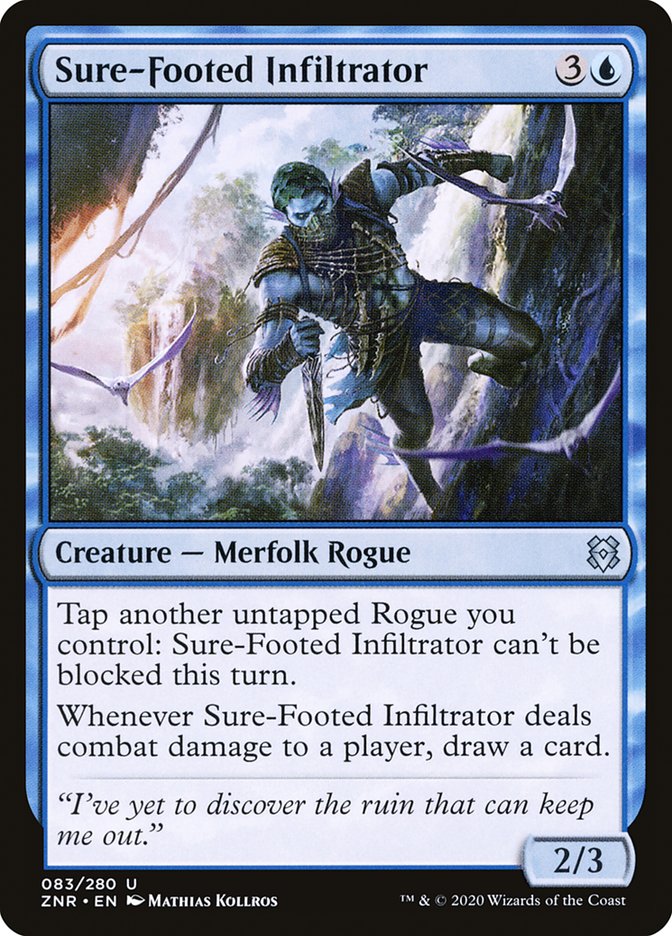 Sure-Footed Infiltrator – Zendikar Rising [ZNR] – English – #83