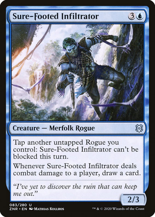 Sure-Footed Infiltrator – Zendikar Rising [ZNR] – English – #83