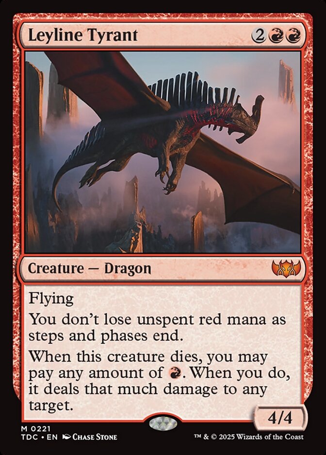 Leyline Tyrant – Tarkir: Dragonstorm Commander [TDC] – English – #221