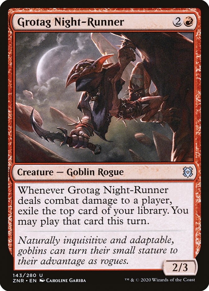 Grotag Night-Runner – Zendikar Rising [ZNR] – English – #143