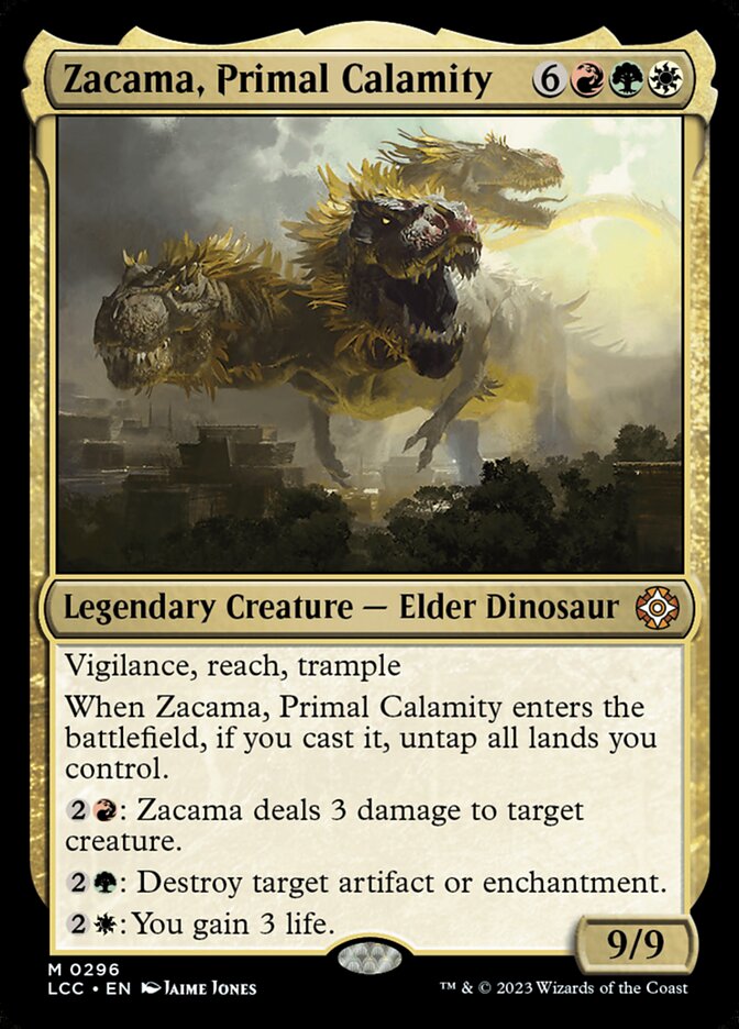 Zacama, Primal Calamity – The Lost Caverns of Ixalan Commander [LCC] – English – #296