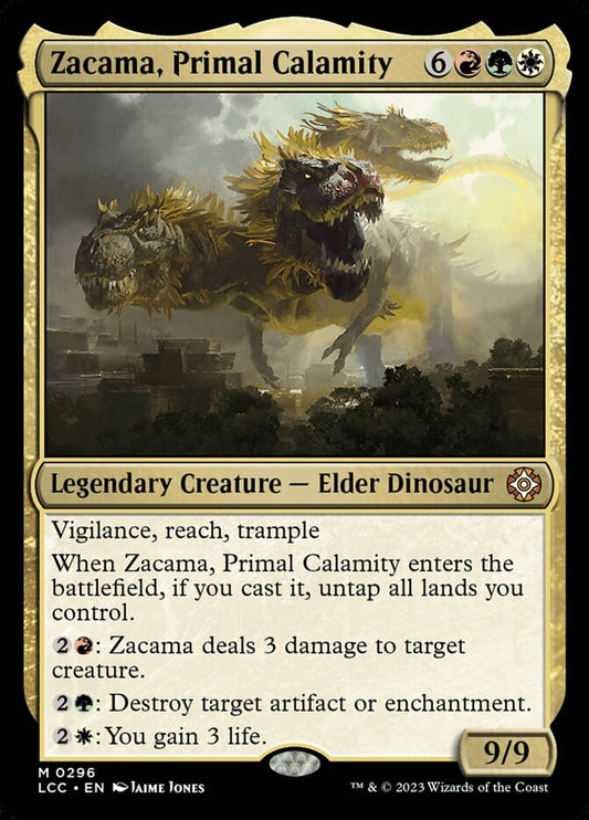 Zacama, Primal Calamity – The Lost Caverns of Ixalan Commander [LCC] – English – #296