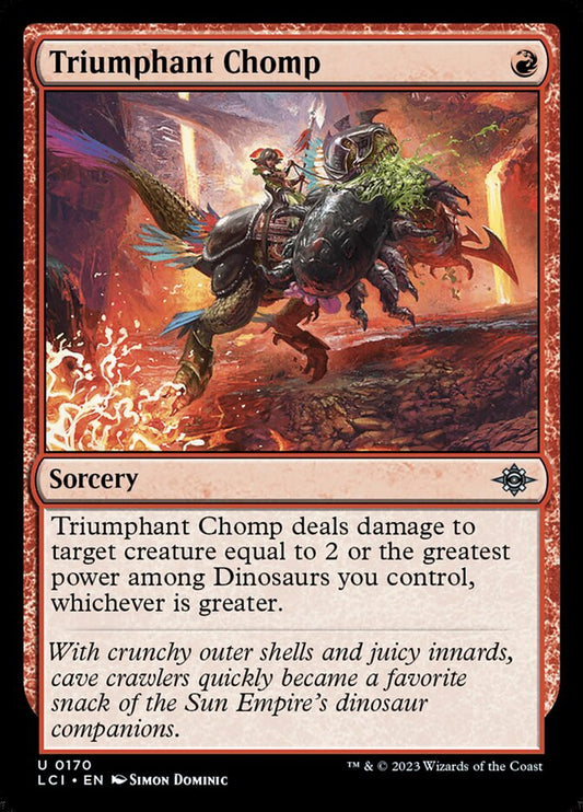 Triumphant Chomp – The Lost Caverns of Ixalan [LCI] – English – #170