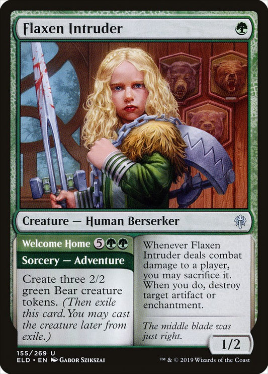 Flaxen Intruder // Welcome Home – Throne of Eldraine [ELD] – English – #155