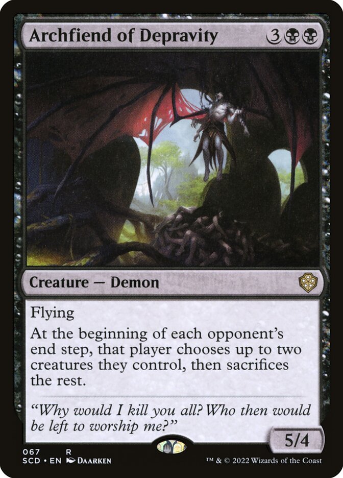 Archfiend of Depravity – Starter Commander Decks [SCD] – English – #67