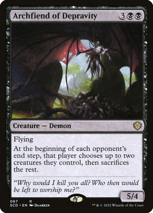 Archfiend of Depravity – Starter Commander Decks [SCD] – English – #67