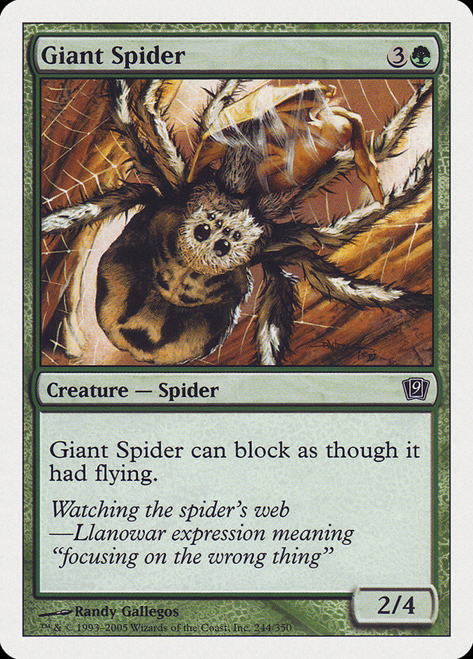 Giant Spider – Ninth Edition [9ED] – D – #244