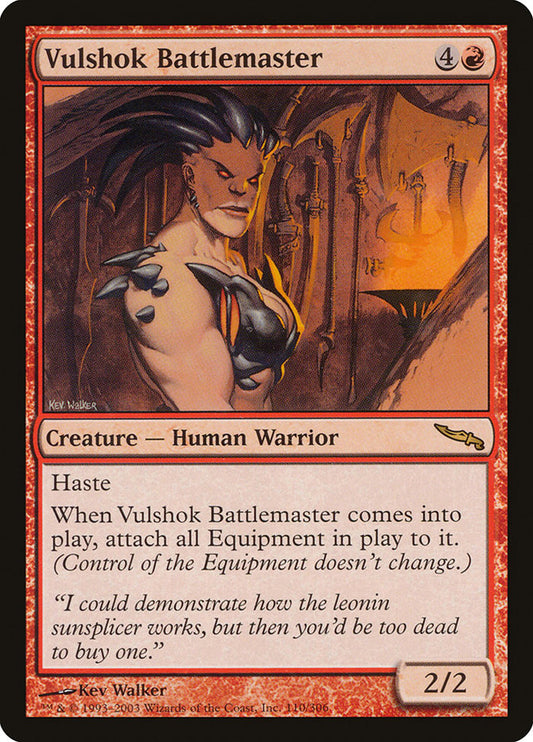 Vulshok Battlemaster – Mirrodin [MRD] – D – #110