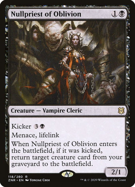 Nullpriest of Oblivion – Zendikar Rising [ZNR] – English – #118