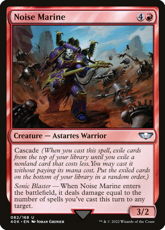 Noise Marine – Warhammer 40,000 Commander [40K] – English – #82