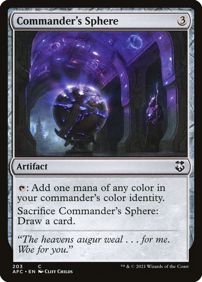 Commander's Sphere – Forgotten Realms Commander [AFC] – D – #203