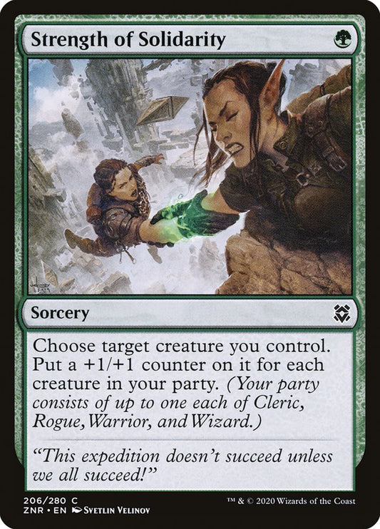 Strength of Solidarity – Zendikar Rising [ZNR] – English – #206