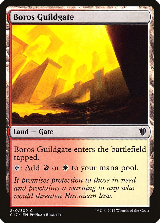 Boros Guildgate – Commander 2017 [C17] – English – #240