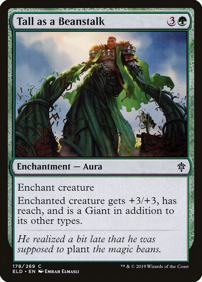 Tall as a Beanstalk – Throne of Eldraine [ELD] – D – #178