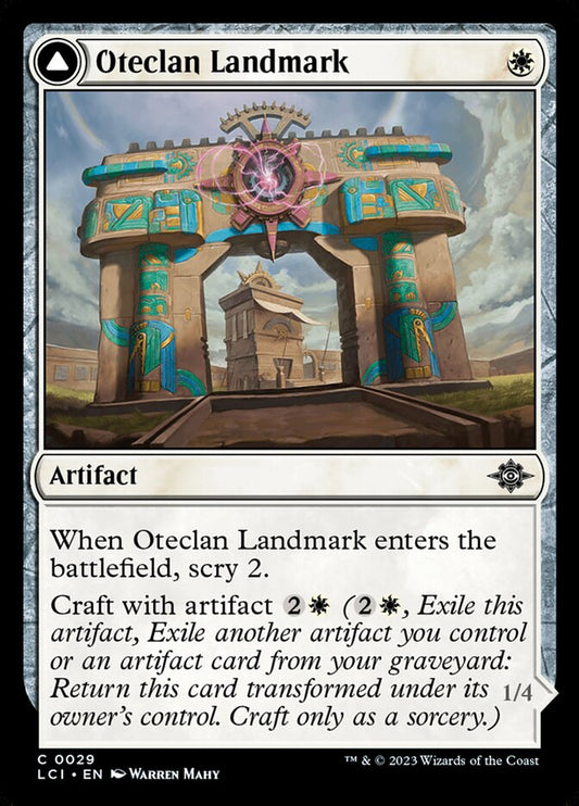 Oteclan Landmark // Oteclan Levitator – The Lost Caverns of Ixalan [LCI] – D – #29