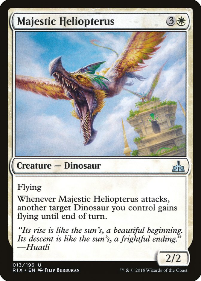 Majestic Heliopterus – Rivals of Ixalan [RIX] – D – #13