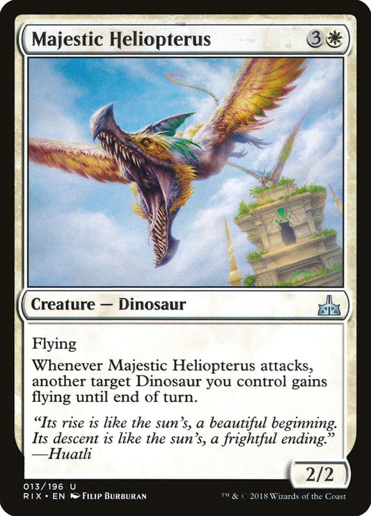Majestic Heliopterus – Rivals of Ixalan [RIX] – D – #13