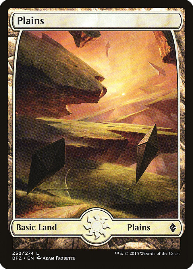 Plains – Battle for Zendikar [BFZ] – English – #252