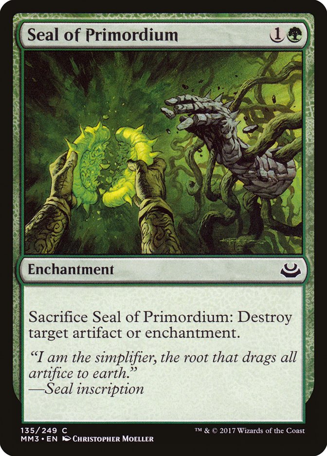 Seal of Primordium – Modern Masters 2017 [MM3] – English – #135
