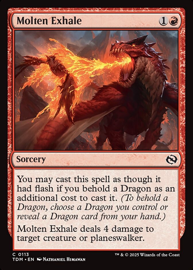 Molten Exhale – Tarkir: Dragonstorm [TDM] – English – #113