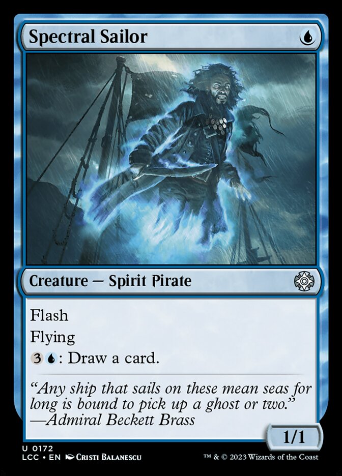 Spectral Sailor – The Lost Caverns of Ixalan Commander [LCC] – English – #172
