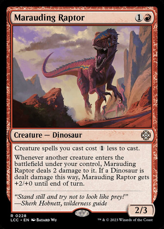Marauding Raptor – The Lost Caverns of Ixalan Commander [LCC] – English – #228