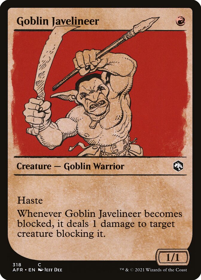 Goblin Javelineer – Adventures in the Forgotten Realms [AFR] – D – #318