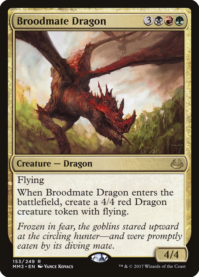 Broodmate Dragon – Modern Masters 2017 [MM3] – English – #153