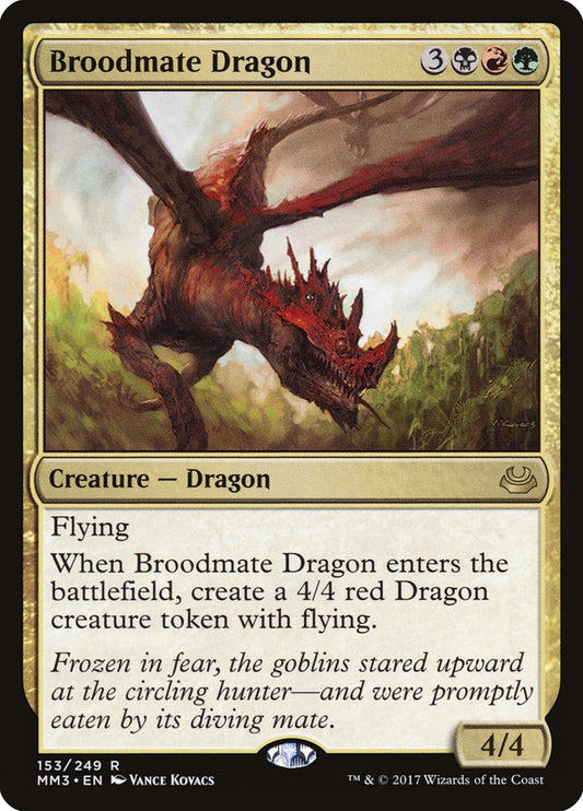 Broodmate Dragon – Modern Masters 2017 [MM3] – English – #153
