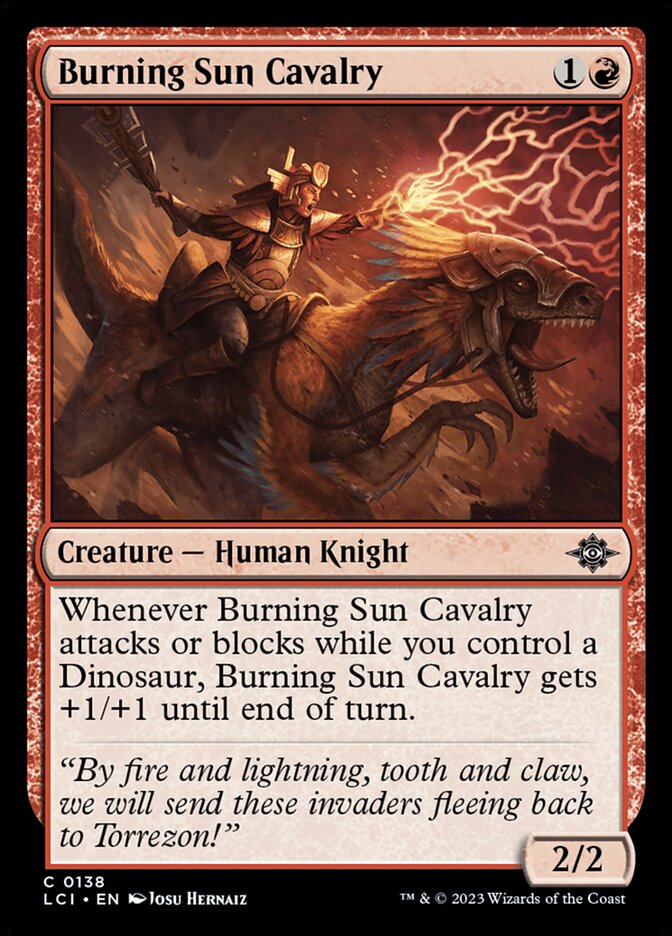 Burning Sun Cavalry – The Lost Caverns of Ixalan [LCI] – English – #138