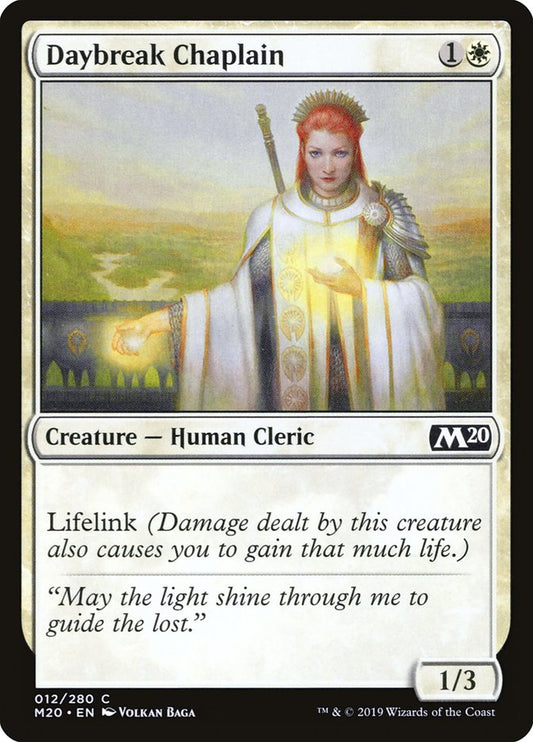 Daybreak Chaplain – Core Set 2020 [M20] – D – #12