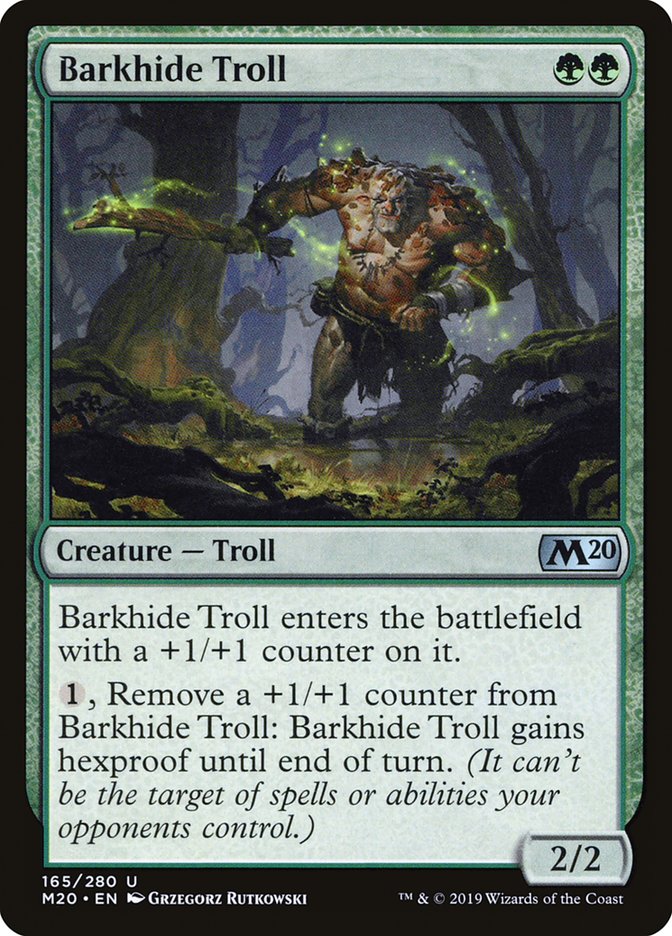 Barkhide Troll – Core Set 2020 [M20] – D – #165