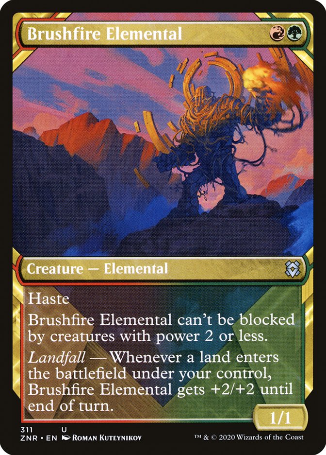 Brushfire Elemental – Zendikar Rising [ZNR] – English – #311