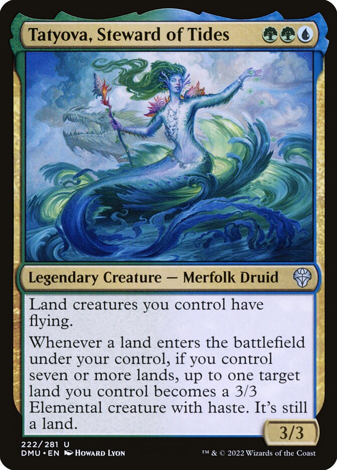 Tatyova, Steward of Tides – Dominaria United [DMU] – D – #222