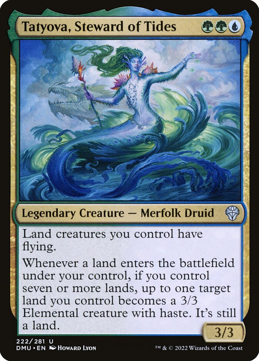 Tatyova, Steward of Tides – Dominaria United [DMU] – D – #222