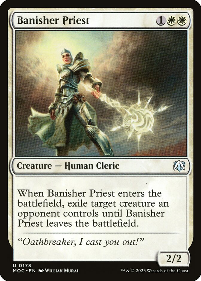 Banisher Priest – March of the Machine Commander [MOC] – D – #173