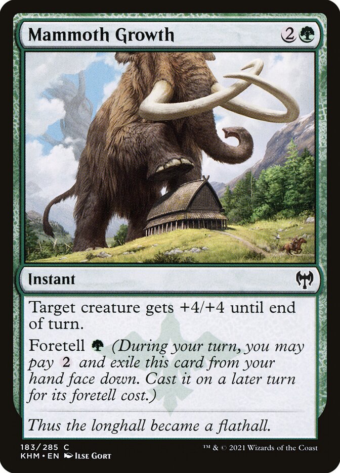 Mammoth Growth – Kaldheim [KHM] – English – #183