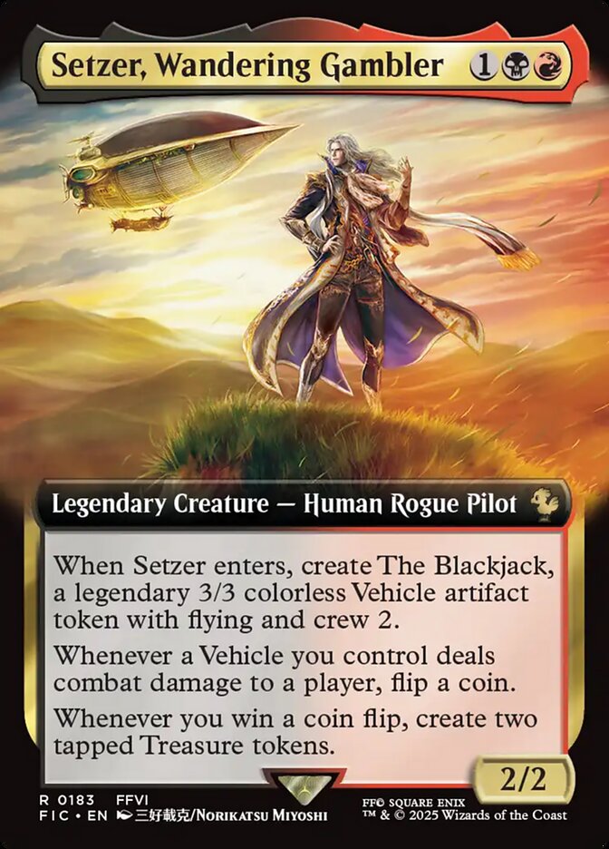 Setzer, Wandering Gambler – Final Fantasy Commander [FIC] – English – #183